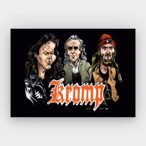 Kramp çizgi poster (çizim: Aptulika)